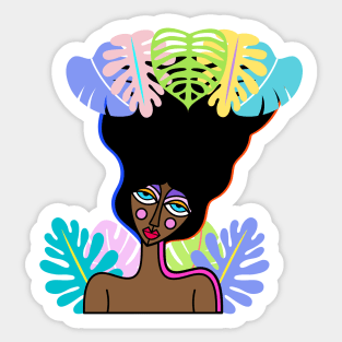 Tropical Beauty Sticker